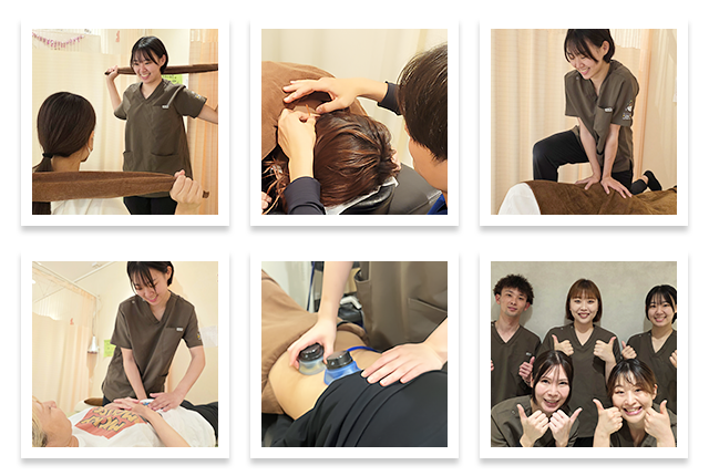 施術の写真